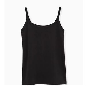 Torrid Black Wicking Active Scoop Neck Cami